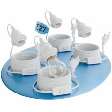 Greate Lamp Cable E27 White 5 m