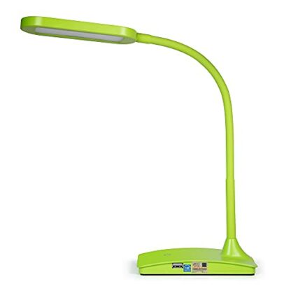 Green Desk Lamps for Home Office - Super Bright Small Desk Lamp with USB Charging Port, a Perfect LED Desk Light as Study Lamp, Bedside Reading Lights - Image 3