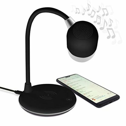 Groov-e Apollo Touch Control LED Desk Lamp with Built-in Wireless Charger & Bluetooth Speaker - Image 4