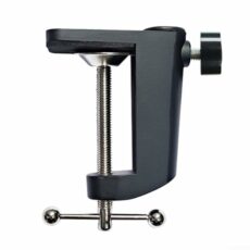HEIBTENY Desk Lamp with C-shaped Clamp Bracket Made of Aluminium Alloy Provides Strong and Stable Hold Fixed Clamp Holder for Desk 360° Fixed Rotation