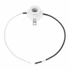 HOMSFOU Ceramic Lamp Holder LED Ceiling Light Lamp Base with Chain Light Socket Ceiling Spotlight Base Vintage Ceiling Light Base Heavy Duty Lamp Socket Pull Lamp Base Bulb Holder Ceramics