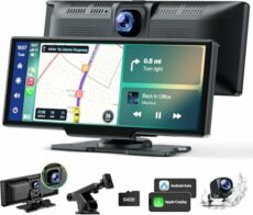 HOTPEAK Wireless Car Stereo for Apple Carplay & Android Auto