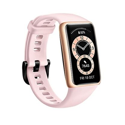 HUAWEI Band 6 Fitness Tracker Smartwatch for Men Women, 1.47’’ AMOLED Color Screen, All Day Spo2 and Heart Rate Monitoring,2 Week Battery Life,5ATM Waterproof, Global Version,Pink - Image 4