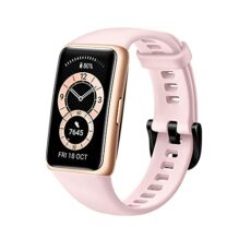 HUAWEI Band 6 Fitness Tracker Smartwatch for Men Women, 1.47’’ AMOLED Color Screen, All Day Spo2 and Heart Rate Monitoring,2 Week Battery Life,5ATM Waterproof, Global Version,Pink