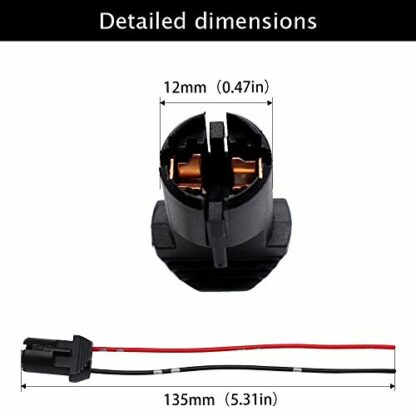 HUIQIAODS T10 Car Light Socket Plug Bulb Wire - Image 4