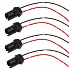 HUIQIAODS T10 Car Light Socket Plug Bulb Wire