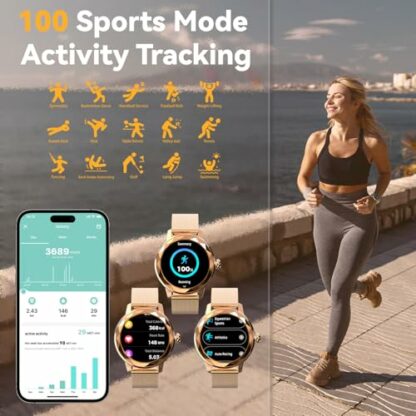 Homailida 1.2 inches Smart Watch for Women - Image 4