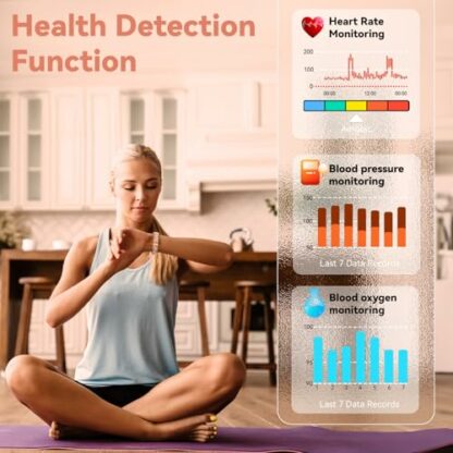 Homailida 2 in 1 1.2 inches Smart Watch for Women - Image 4