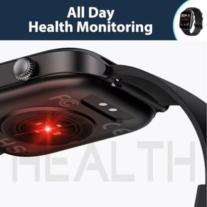 INDOTEAM Smart Watch – Smart Watches with Fitness Tracker Pedometer Step Counter – Touch Screen Smartwatch Fitness Watch Smart Watches for Women Men – Sport Watch Smartwatches Step Tracker Watch - Image 3