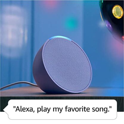Certified Refurbished Echo Pop | Full sound compact Wi-Fi and Bluetooth smart speaker with Alexa | Midnight Teal 3 Certified Refurbished Echo Pop | Full sound compact Wi-Fi and Bluetooth smart speaker with Alexa | Midnight Teal - Image 3