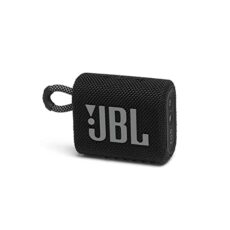 JBL GO 3 - Wireless Bluetooth portable speaker with integrated loop for travel with USB C charging cable