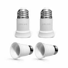 JOLUX E26 Socket Extender, E26 to E26 Lamp Bulb Socket Extension, Lamp Holder Adapter,4-Pack