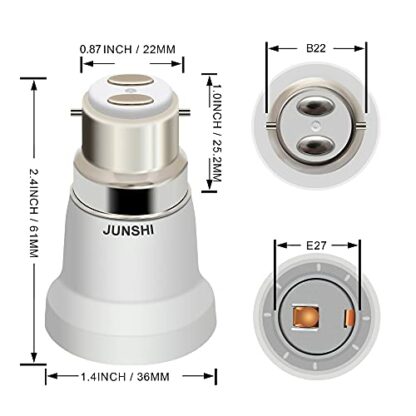 JUNSHI B22 to E27 Adapter - Image 4