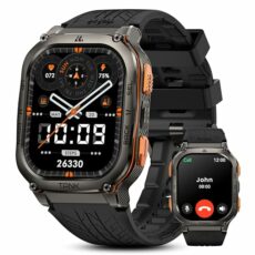 KOSPET M3 Ultra Smart Watch,Built in GPS,60 Days Long Battery,5ATM &IP69 Waterproof,1.96'' AMOLED HD Display AI Voice Assistant Rugged Military Full Metal Body Smartwatch