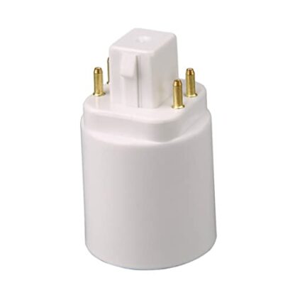 LED Light Bulb Adapter 4 Pin Screw-Based GX24Q Light Bulb Converter Socket Heat-resistant Light Bulb Plug Adapter Light Bulb Plug Adapter Lamp Shade Adapter Touch Lamp Adapter Light Bulb Converter Soc 2 LED Light Bulb Adapter 4 Pin Screw-Based GX24Q Light Bulb Converter Socket Heat-resistant Light Bulb Plug Adapter Light Bulb Plug Adapter Lamp Shade Adapter Touch Lamp Adapter Light Bulb Converter Soc - Image 2