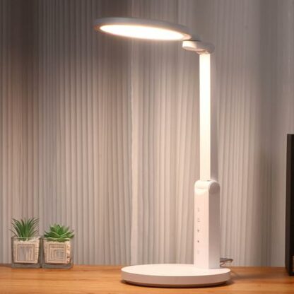 LGDEERCO LED Study Desk Lamp Has 5 Levels Of Color Temperature Adjustable Eye Protection Desk Lamp With Timer Function Reading Lamp White 12W 3 LGDEERCO LED Study Desk Lamp Has 5 Levels Of Color Temperature Adjustable Eye Protection Desk Lamp With Timer Function Reading Lamp White 12W - Image 3