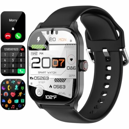 LICYAPO Smart Watch, Smart Watches for Women Men(Make/Answer Call), Smartwatch with Heart Rate, SpO2, Stress and Sleep Monitor, 100+ Sport Modes - Image 2