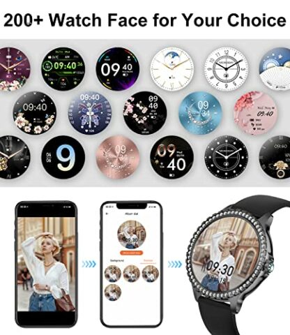 LIGE Smart Watch for Women, Bluetooth Call 1.32" Ladies Fitness Watch with Blood Pressure/Oxygen/Heart Rate Monitor Pedometer, IP67 Waterproof Sports Smartwatch Compatible for Android iOS Phones 4 LIGE Smart Watch for Women, Bluetooth Call 1.32" Ladies Fitness Watch with Blood Pressure/Oxygen/Heart Rate Monitor Pedometer, IP67 Waterproof Sports Smartwatch Compatible for Android iOS Phones - Image 4