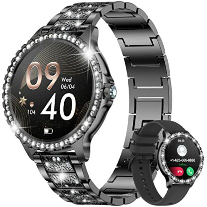 LIGE Smart Watch for Women, Bluetooth Call 1.32" Ladies Fitness Watch with Blood Pressure/Oxygen/Heart Rate Monitor Pedometer, IP67 Waterproof Sports Smartwatch Compatible for Android iOS Phones 2 LIGE Smart Watch for Women, Bluetooth Call 1.32" Ladies Fitness Watch with Blood Pressure/Oxygen/Heart Rate Monitor Pedometer, IP67 Waterproof Sports Smartwatch Compatible for Android iOS Phones - Image 2
