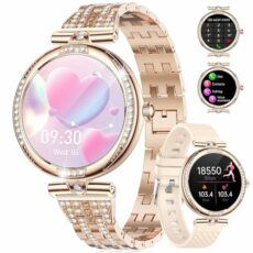 LIGE Smart Watches for Women(Answer/Make Calls),1.19" AMOLED Screen Always-on Display Women Smartwatch for Android iOS with Heart Rate,Calorie Tracker 100+ Sports Modes Ladies Smart Watch
