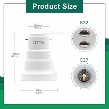 LUTW Lamp Socket Adapter 2P - Image 3