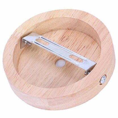 Lrporyvn lamp Base Concise Style Modern Ceiling Plate Wooden Ceiling Holder e27 Lamp Fitting Chandelier Base DIY Lighting Accessories Φ100mm Hidden Screw - Image 3