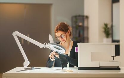 Lumeno 721X LED Magnifying lamp, Magnifier lamp, Workstation lamp, Cosmetic lamp, for Beauty Salon, hobbyist, as Reading aid. Magnifying Glass Available in 3, 5 or 8 diopters 4 Lumeno 721X LED Magnifying lamp, Magnifier lamp, Workstation lamp, Cosmetic lamp, for Beauty Salon, hobbyist, as Reading aid. Magnifying Glass Available in 3, 5 or 8 diopters - Image 4