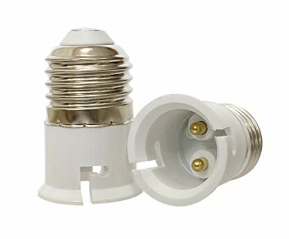 Luminosa E27 to B22 Lamp Socket Adapter Socket Converter (Pack of 2) / Bayonet to Screw Bulb Socket Adaptor Convertor/CE Certified / 1 Year Warranty - Image 3