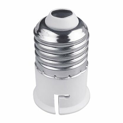 MARCBUSE E27 To B22 Light Socket Adapter Bulb Holder Lamp Base Converter Conversion Socket For LED/CFL And Incandescent Bulbs - Image 2