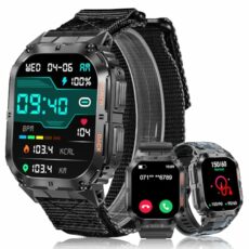 MEGALITH Smart Watch for Men Fitness Tracker Sports Smartwatch for Android iOS - Blood Pressure Health Monitor - Bluetooth Answer/Make Call
