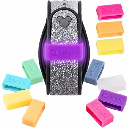 Magic Band Protectors | Multi-Color Smart Watch Security Bands | Made for Fitbit Charge, Charge HR, Garmin Vivofit, Disney Magic Band 2.0 & More (11 Pack) 5 Magic Band Protectors | Multi-Color Smart Watch Security Bands | Made for Fitbit Charge, Charge HR, Garmin Vivofit, Disney Magic Band 2.0 & More (11 Pack) - Image 5