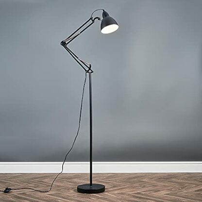 MiniSun Modern Metal Adjustable Reading Task/Study Desk/Craft Spotlight Floor Lamp - Image 4