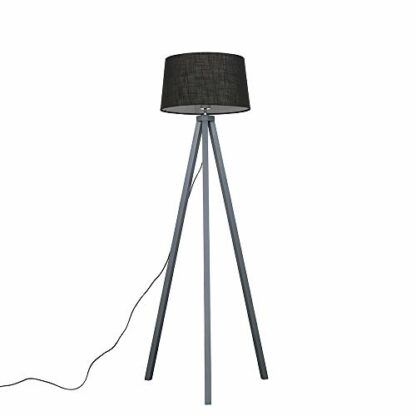 MiniSun Modern Wood Tripod Floor Lamp with Shade - Image 2