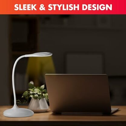 Mito Red Light - No Blue Light Lamp - Modern LED Rechargeable Table Lamp - Rechargable Desk Lamp - Bedside Touch Lamp - - Table Lamp for Whole House - No Flicker LED (633nm Red) - Image 3