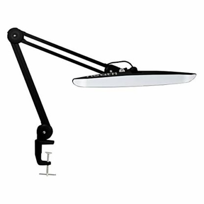 Neatfi XL 2,200 Lumens LED Task Lamp, 24W Super Bright Desk Lamp, 117 Pcs SMD LED, 51CM Wide Lamp, 4 Level Brightness, Dimmable, Eye-Caring LED Lamp - Image 2