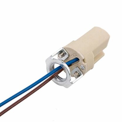 ODETOJOY 1pc G9 Socket Ceramic Light Lamp Holder with 25cm Cable Halogen Beads Stand 250V 2A - Image 4