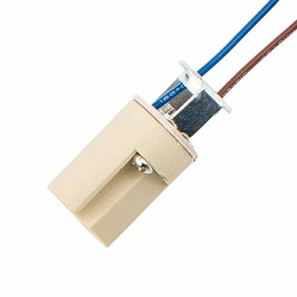 ODETOJOY 1pc G9 Socket Ceramic Light Lamp Holder with 25cm Cable Halogen Beads Stand 250V 2A - Image 2