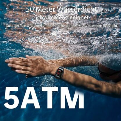 OUKITEL Smart Watch for Men Military BT20, Smart Watches with Bluetooth Voice Call for Android iOS Phone, 1.96" AMOLED Smartwatch with Heart Rate SpO2 Pressure Sleep Monitor, Waterproof Fitness Watch 3 OUKITEL Smart Watch for Men Military BT20, Smart Watches with Bluetooth Voice Call for Android iOS Phone, 1.96" AMOLED Smartwatch with Heart Rate SpO2 Pressure Sleep Monitor, Waterproof Fitness Watch - Image 3