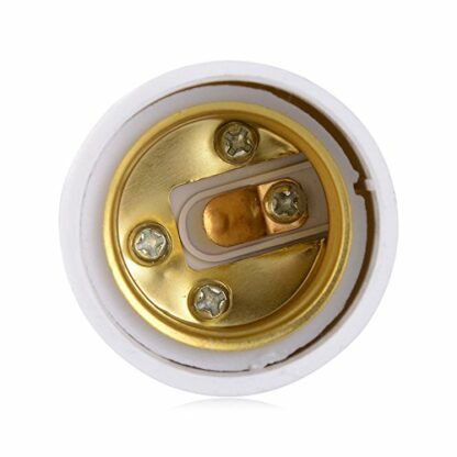 Onite GU24 to E27 E26 Adapter for LED Bulb, GU24 to Medium Base Converts Your Pin Base Fixture to Standard Screw-in Lamp Socket 2 Pack - Image 4