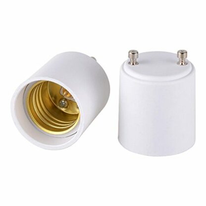 Onite GU24 to E27 E26 Adapter for LED Bulb, GU24 to Medium Base Converts Your Pin Base Fixture to Standard Screw-in Lamp Socket 2 Pack - Image 2