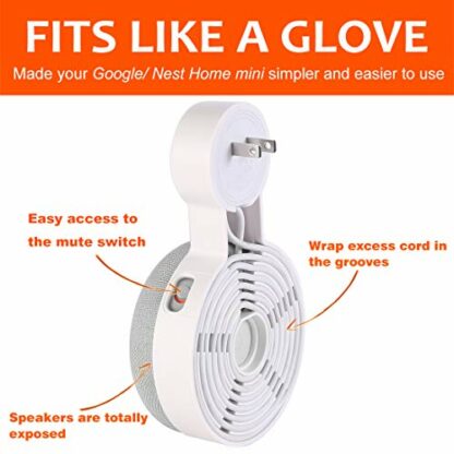 PEF Outlet Wall Mount Holder for Google Mini - Image 4