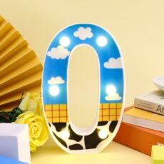 PEUTIER Light Up Number, Led Light Up Table Numbers Sign Cartoon Light Number for Party Decorative Led Number Lights for Kids Cartoon Story Party Birthday Party Decorations