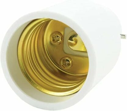 Pack of 1 Light Bulb Holder, B22 to E27 Bayonet to Edison Screw Lamp Light Adaptor Converter - [Energy Class A] - Image 4