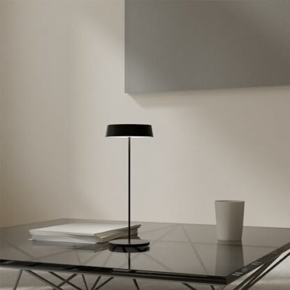 Palmina 901, Led Wireless Desk Lamp 4400mAh, USB Rechargeable Lamp 4400Mah, For Indoor/Outdoor Use Suitable For Dinner, Reading, Bedroom, Garden And More (Black 2PZ) - Image 4