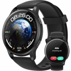Parsonver Smart Watch for Women Answer/Make Calls, 5ATM Waterproof Swim Watch, 44mm Fitness Watch with 100+ Sport Modes, Heart Rate Sleep Monitor, Fitness Tracker for Android & iPhone, SR3