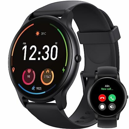 Parsonver Smart Watch(Answer/Make Calls), 1.32" HD Fitness Watch for Men Women, 100+ Sport Modes IP68 Waterproof, Heart Rate Sleep Blood Oxygen Monitor, Activity trackers for Android iOS Phone, SPROD1 - Image 2