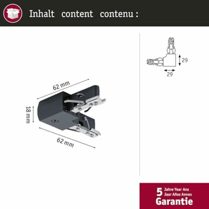 Paulmann 96910 Flex II URail connector - Image 3
