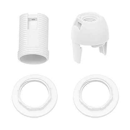 Plastic Shell Screw Type E14 Bulb Light Lamp Holder Socket AC 250V 2A - Image 2