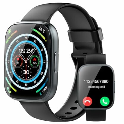 Puqo Smart Watch for Men Women Answer/Make Calls, 1.95" Fitness Watch with Hear Rate/Sleep Monitor, Fitness Tracker 110+ Sports Activity Trackers IP68 Waterproof Smartwatch for iOS Android - Image 2