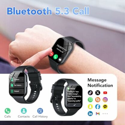 QCOQ Smart Watch (Answer/Make Calls), - Image 3
